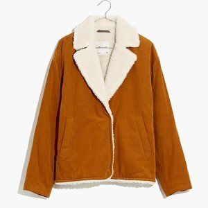 (Re)sourced Sherpa-Lined Corduroy Jacket